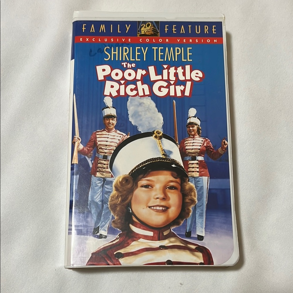 Shirley Temple The Poor Little Rich Girl VHS Movie